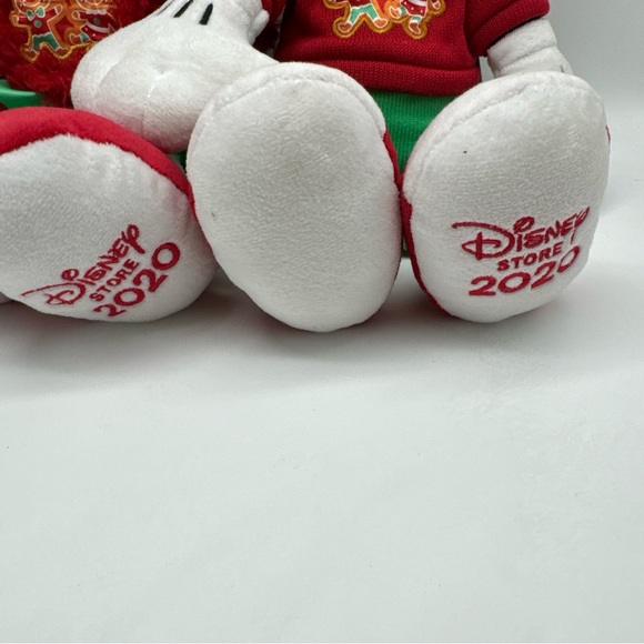 Disney Store 2020 Mickey And Minnie Mouse Holiday Cheer Christmas Med Plush Set - Picture 4 of 10